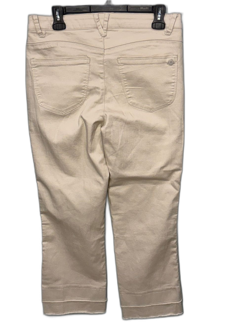 Democracy NWT Cream Curve Equality Straight Crop Jeans Size 10 - Picture 2 of 6